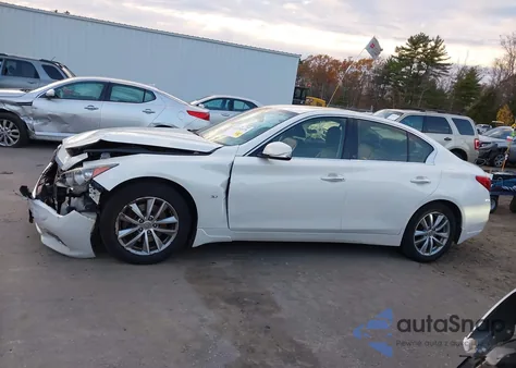 2014 Infiniti Q50 Premium from USA, damaged, VIN JN1BV7AR0EM701222